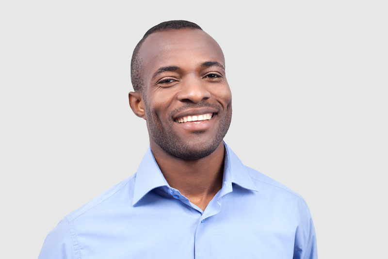 orthodontics patient smiling