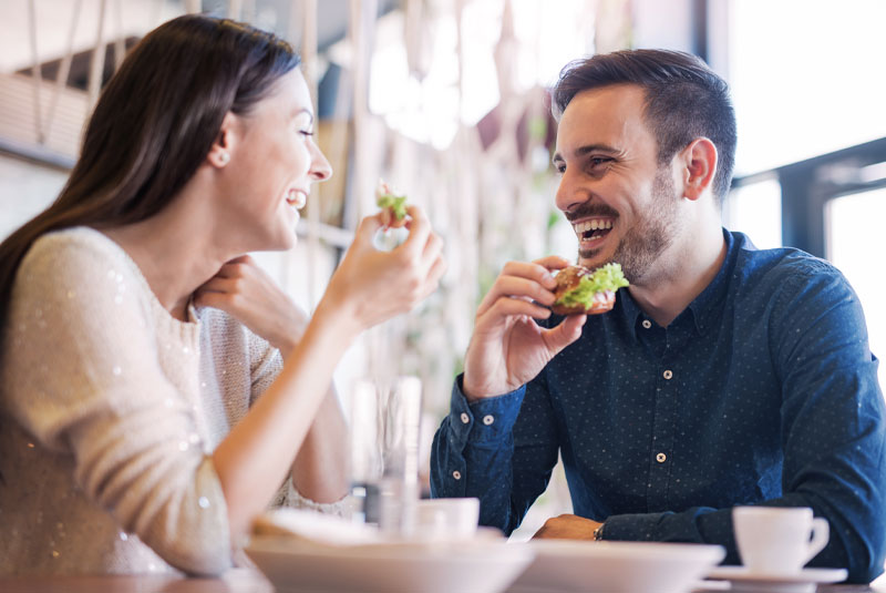 dental patients eating