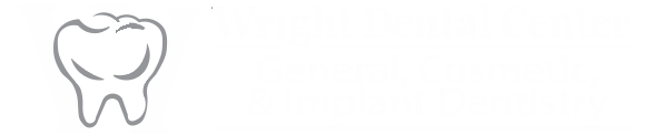 Wright Dental Center Full Logo White